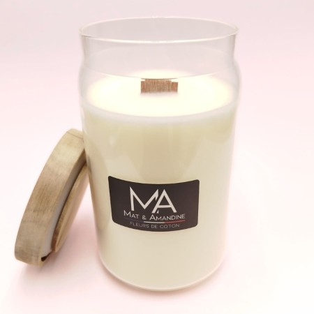 Bougie Classique - Grande Jarre - Parfum Fleurs de Coton