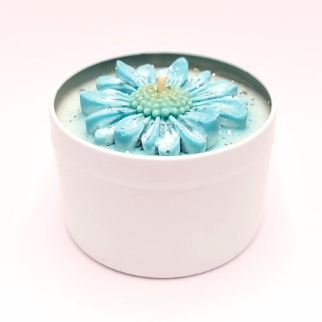 Bougie Marguerite - Parfum Muffin Myrtilles