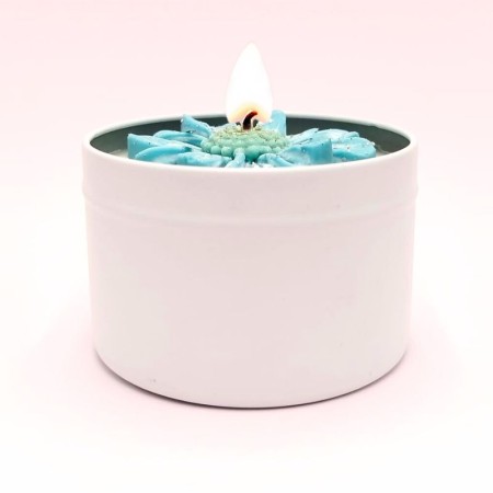 Bougie Marguerite - Parfum Muffin Myrtilles