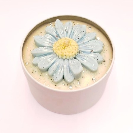 Bougie Marguerite - Parfum Vanille