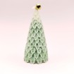 Bougie sapin feuilles vert et blanc - Parfum sapin Bougie sapin feuilles vert et blanc - Parfum sapin