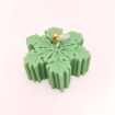 Bougie flocon vert - Parfum vanille Bougie flocon vert - Parfum vanille