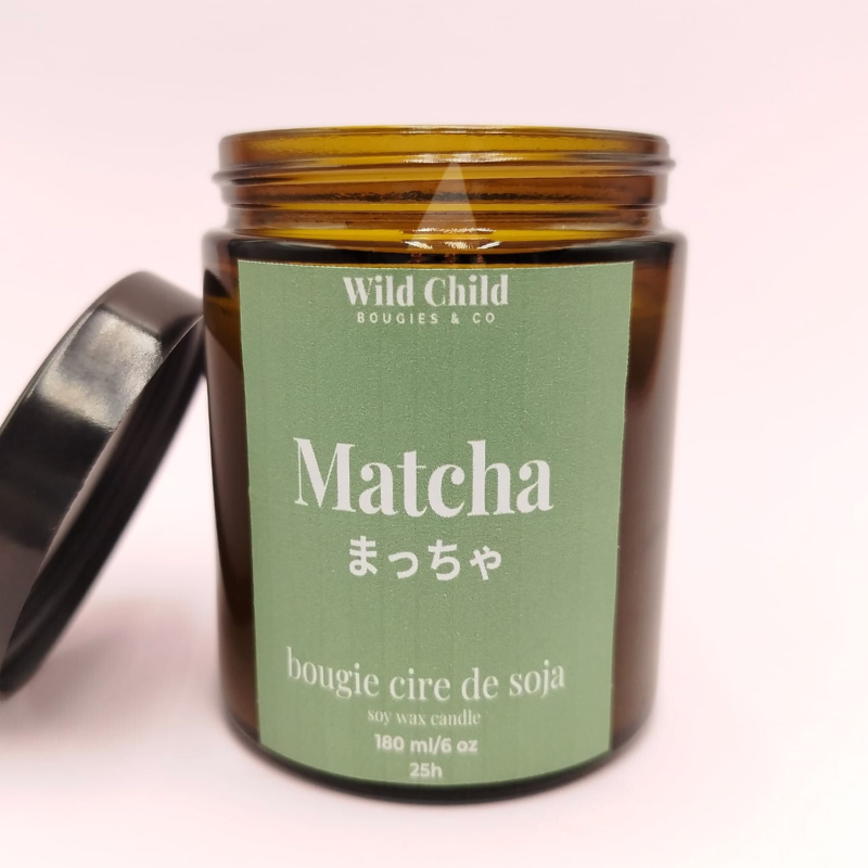 Bougie naturelle - Parfum Matcha