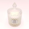 Bougie bonbonnière diamant - Parfum lavande