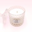 Bougie bonbonnière diamant - Parfum lavande