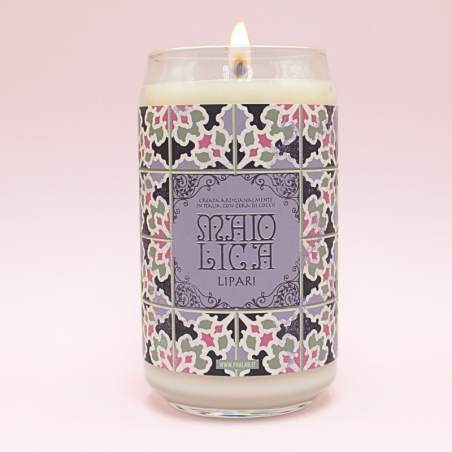 Bougie Italienne "Lipari" - Parfum Frais et Floral