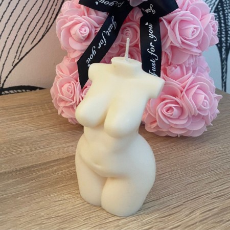 Bougie Décorative Femme - Parfum Vanille