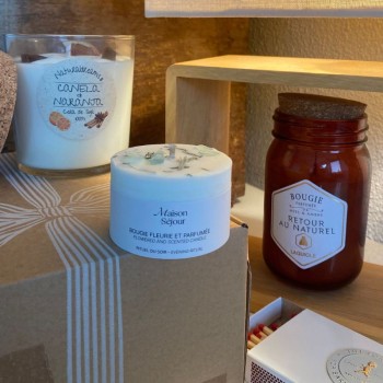 Coffret cadeau de bougies parfumées - "Automne Lover"