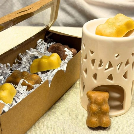 Coffret gourmand - Lot de 4 fondants oursons parfumés