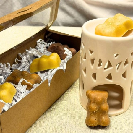 Coffret gourmand - Lot de 4 fondants oursons parfumés