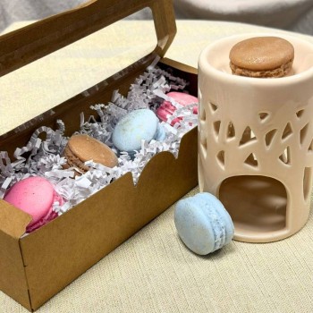 Coffret découverte - Lot de 4 fondants macarons parfumés
