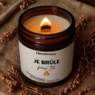 Bougie St Valentin - "Je brûle pour toi"- Parfum linge frais