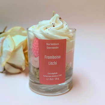 Bougie Chantilly - Framboise Litchi
