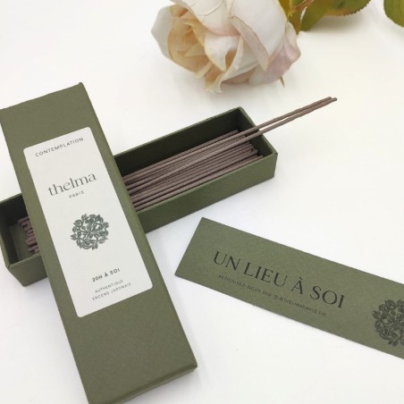 Encens parfumé à la violette - boite de 48 bâtons