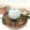 Bougie Citrouille en Ciment - Parfum Cèdre et Bois de Santal