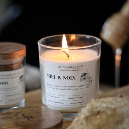 Bougie Classique - Parfum Miel et Noix