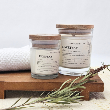 Bougie - Parfum Linge frais