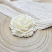 Bougie Rose nacrée - Fleur de coton
