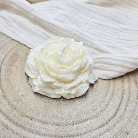 Bougie Rose - Fleur de coton