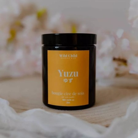 Bougie déco naturelle yuzu