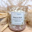 Bougie Classique tâchetée - Parfum menthe & basilic