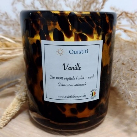 Bougie Classique Léopard - Parfumée à la Vanille
