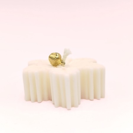Bougie flocon blanc - Parfum sapin
