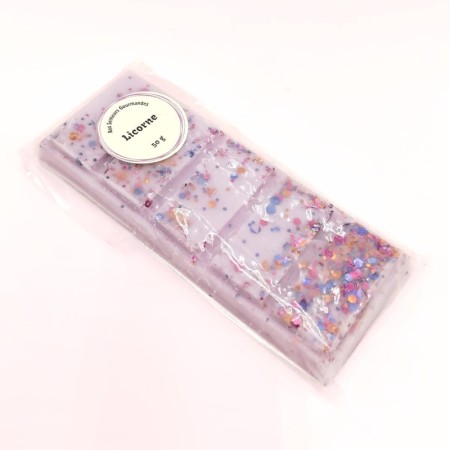 Fondant tablette licorne parfumée - Parfum violette sucrée