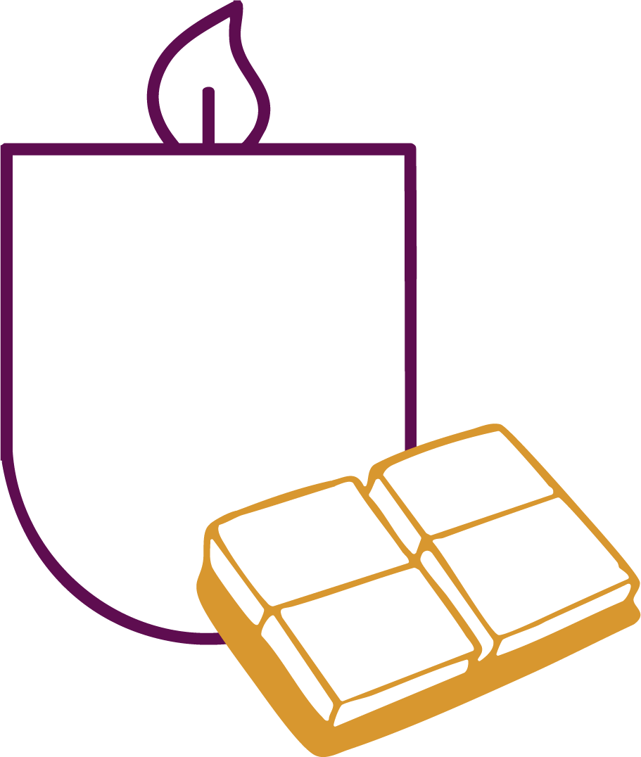 Bougies au chocolat 